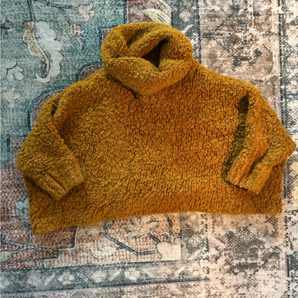 Forever 21 Women's Turtleneck Sweater in Burnt Orange